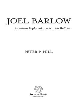 cover image of Joel Barlow, American Diplomat and Nation Builder